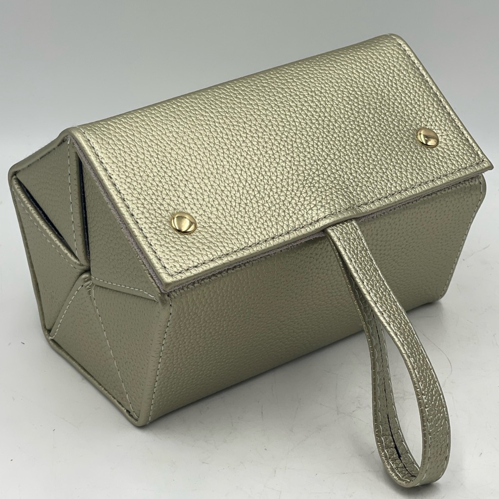 Brouk & Co “Leah” Jewelry Eyewear Folding Travel Storage Organizer Case w/Mirror